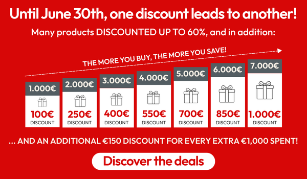 In June, ONE DISCOUNT LEADS TO ANOTHER!