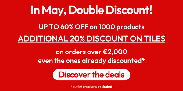 In May, DOUBLE DISCOUNT!