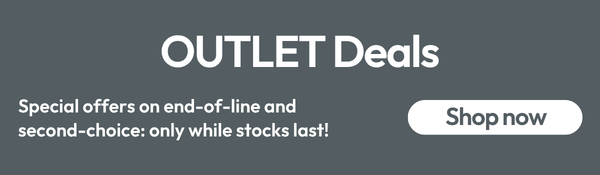 Outlet deals: while stocks last